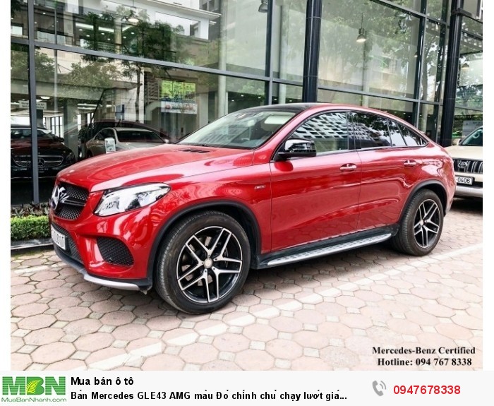 Bán Mercedes GLE43 AMG màu Đỏ chính chủ chạy lướt giá tốt