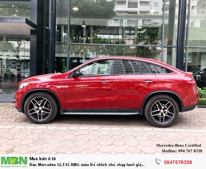 Bán Mercedes GLE43 AMG màu Đỏ chính chủ chạy lướt giá tốt