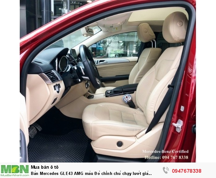 Bán Mercedes GLE43 AMG màu Đỏ chính chủ chạy lướt giá tốt
