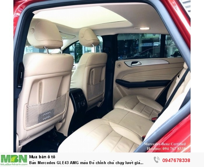 Bán Mercedes GLE43 AMG màu Đỏ chính chủ chạy lướt giá tốt