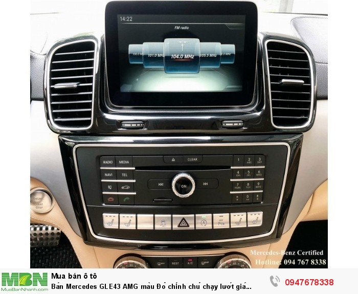 Bán Mercedes GLE43 AMG màu Đỏ chính chủ chạy lướt giá tốt