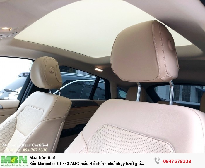 Bán Mercedes GLE43 AMG màu Đỏ chính chủ chạy lướt giá tốt