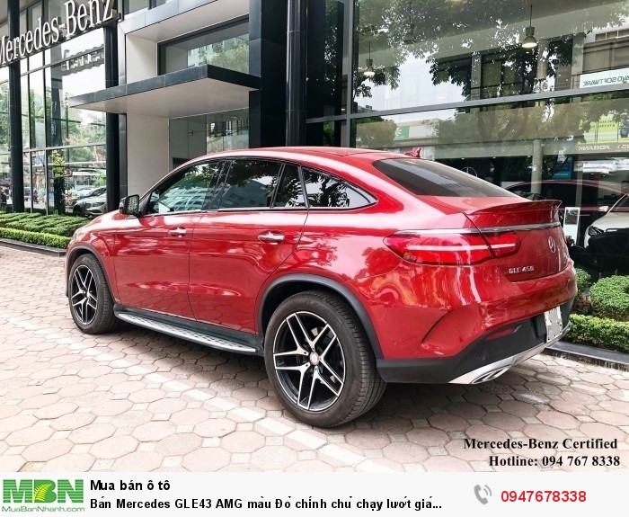 Bán Mercedes GLE43 AMG màu Đỏ chính chủ chạy lướt giá tốt