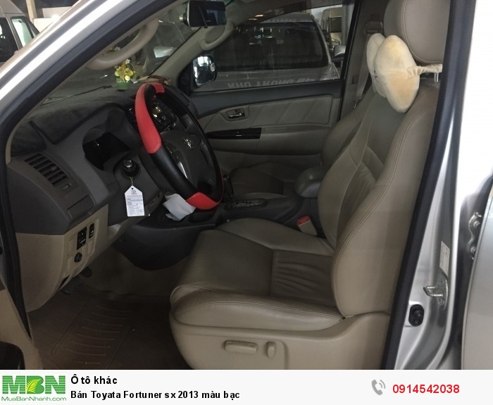 Bán Toyata Fortuner sx 2013 màu bạc