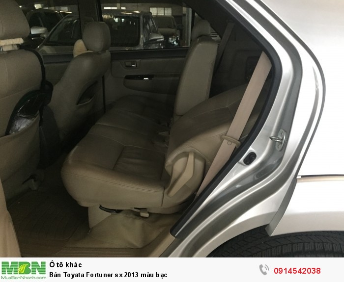 Bán Toyata Fortuner sx 2013 màu bạc