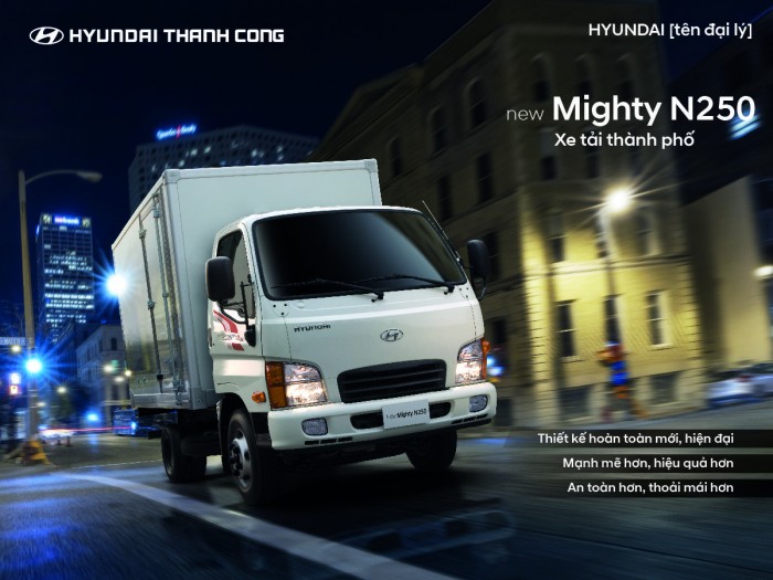 Xe Hyundai New Mighty N250 2,5 tấn sắp được ra mắt đầu THÁNG 5 VÀ CÓ NHIỀU ƯU ĐÃI