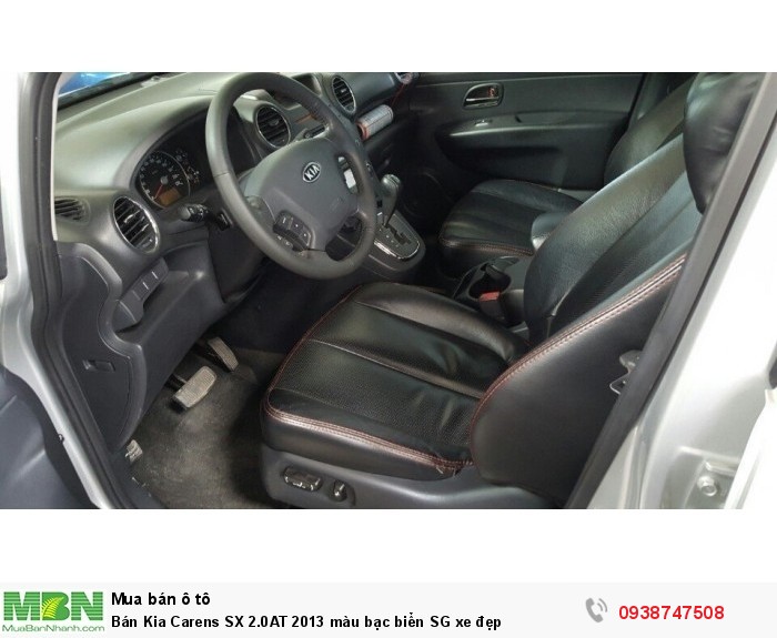 Bán Kia Carens SX 2.0AT 2013 màu bạc biển SG xe đẹp