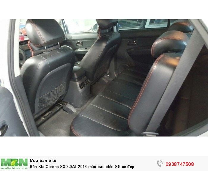 Bán Kia Carens SX 2.0AT 2013 màu bạc biển SG xe đẹp