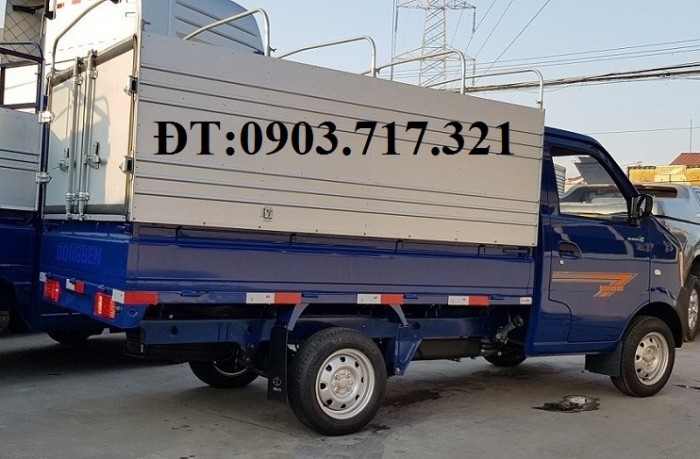 Bán xe tải DongBen 810Kg thùng bạt giao ngay giá cạnh tranh