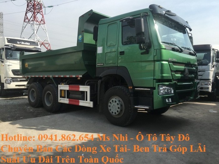 Cần Bán Gấp Xe Ben Howo 3 Chân-12 tấn- Hộ trợ Trã góp- Lãi Suất ưu đãi