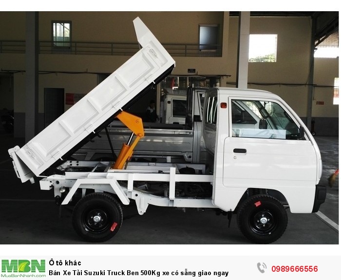 Bán Xe Tải Suzuki Truck Ben 500Kg xe có sẵng giao ngay