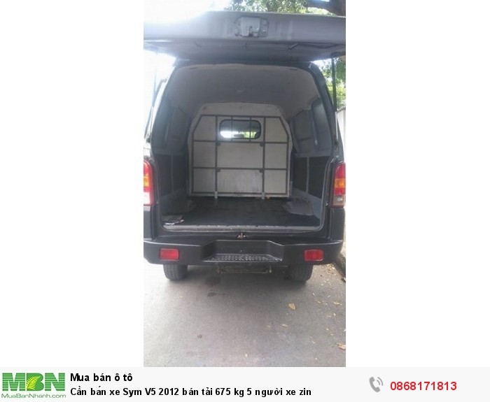 Cần bán xe Sym V5 2012 bán tải 675 kg 5 người xe zin