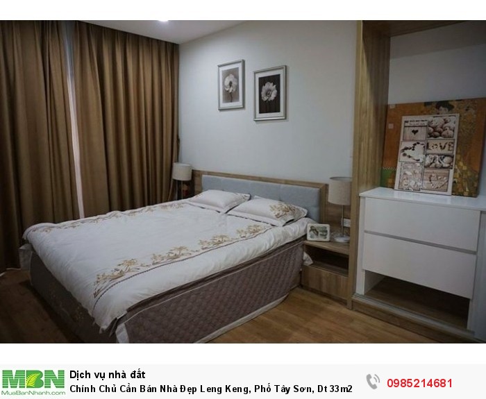 Chính Chủ Cần Bán Nhà Đẹp Leng Keng, Phố Tây Sơn, Dt 33m2 x 5 tầng Giá 3.2Tỷ