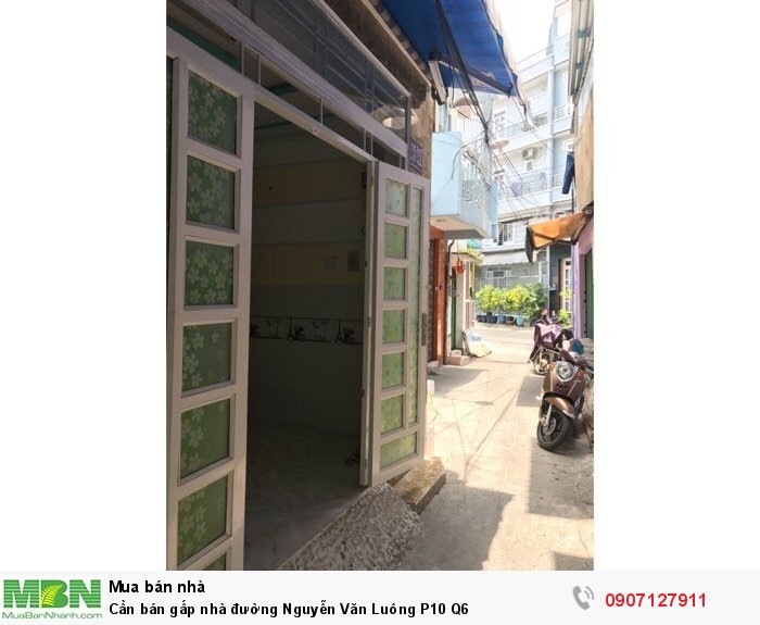 Cần bán gấp nhà đường Nguyễn Văn Luông P10 Q6
