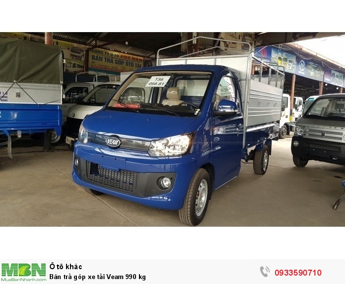 Bán trả góp xe tải Veam 990 kg