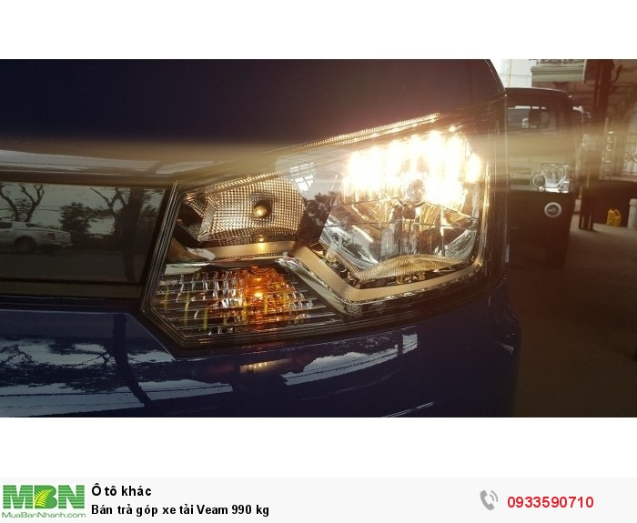 Bán trả góp xe tải Veam 990 kg