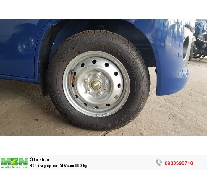 Bán trả góp xe tải Veam 990 kg