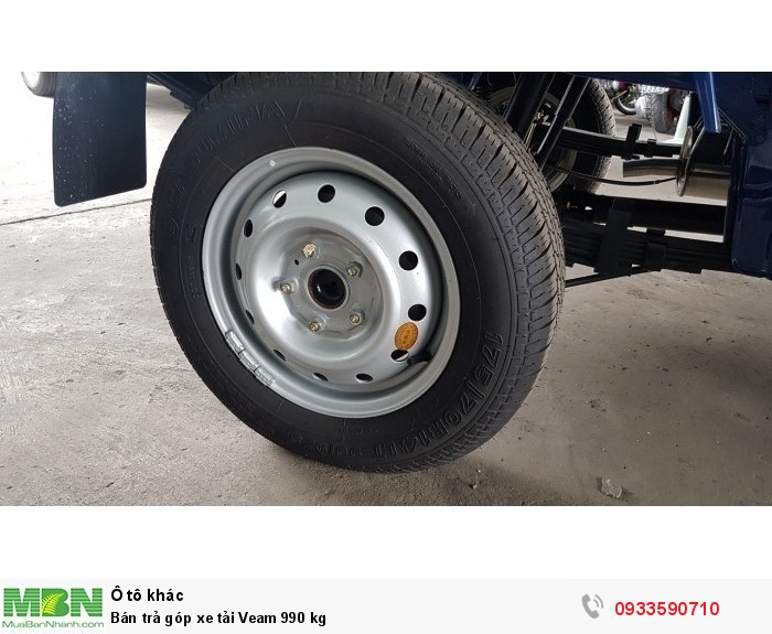 Bán trả góp xe tải Veam 990 kg