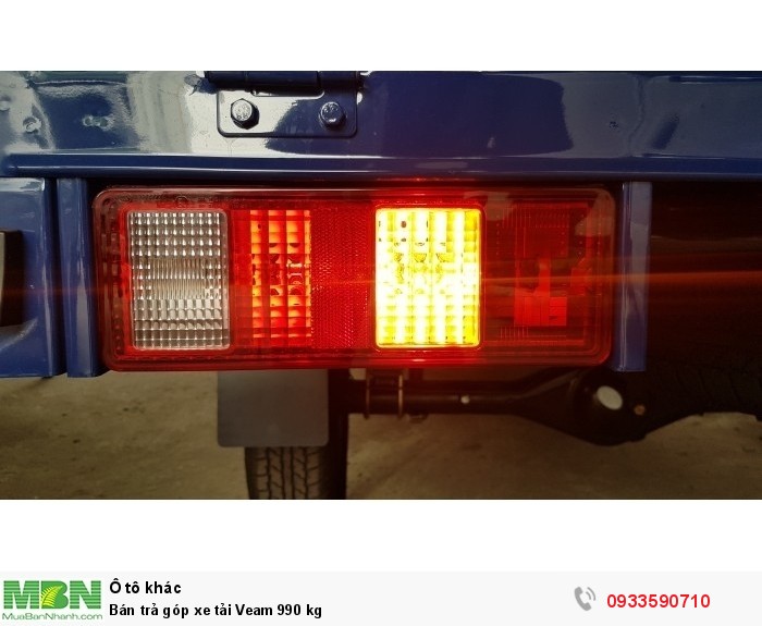 Bán trả góp xe tải Veam 990 kg