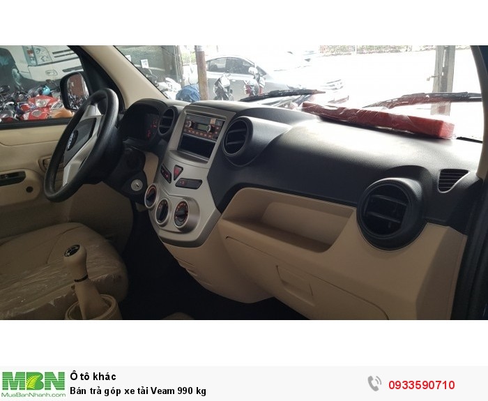 Bán trả góp xe tải Veam 990 kg