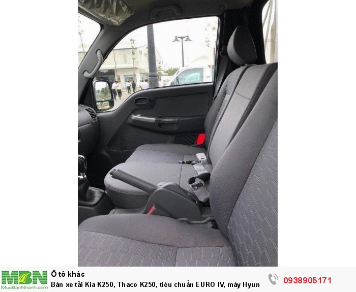 Bán xe tải Kia K250, Thaco K250, tiêu chuẩn EURO IV, máy Hyundai, mới 2018 5