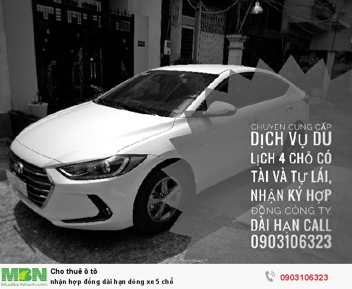 Nhận hợp đồng dài hạn dòng xe 5 chỗ