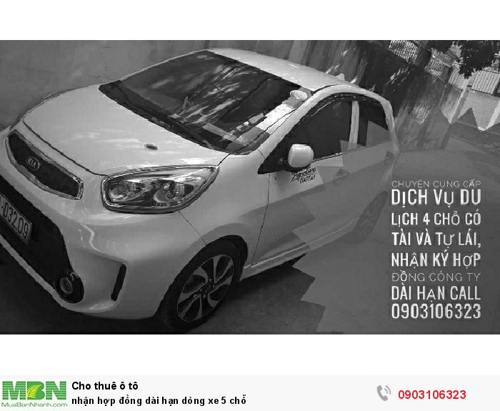 Nhận hợp đồng dài hạn dòng xe 5 chỗ