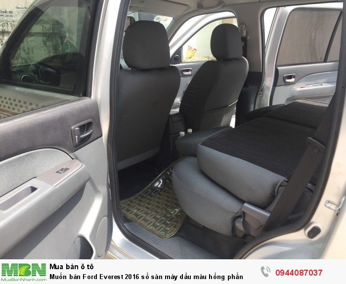 Muốn bán Ford Everest 2016 số sàn máy dầu màu hồng phấn