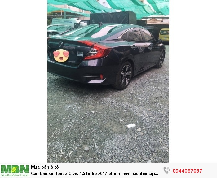 Cần bán xe Honda Civic 1.5Turbo 2017 phôm mới màu đen cực vip