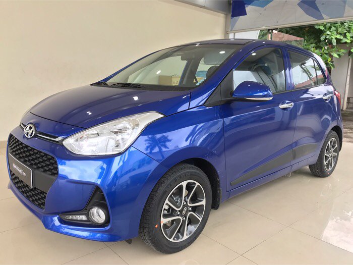 Hyundai I10 1.2AT 2018 màu xanh