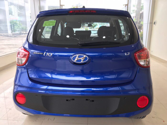 Hyundai I10 1.2AT 2018 màu xanh