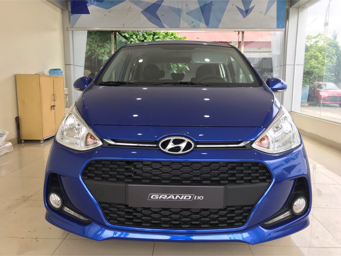Hyundai I10 1.2AT 2018 màu xanh
