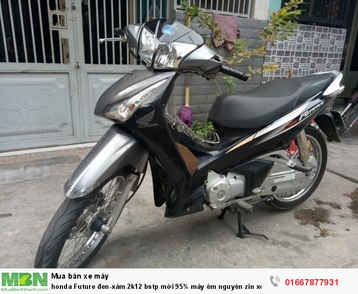 Honda Future đen-xám 2k12 bstp mới 95% máy êm nguyên zin xe đẹp chạy nhẹ