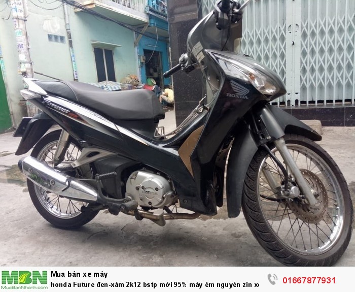 Honda Future đen-xám 2k12 bstp mới 95% máy êm nguyên zin xe đẹp chạy nhẹ