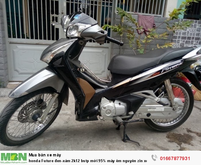 Honda Future đen-xám 2k12 bstp mới 95% máy êm nguyên zin xe đẹp chạy nhẹ