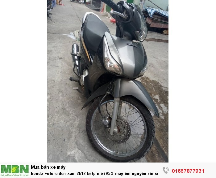 Honda Future đen-xám 2k12 bstp mới 95% máy êm nguyên zin xe đẹp chạy nhẹ