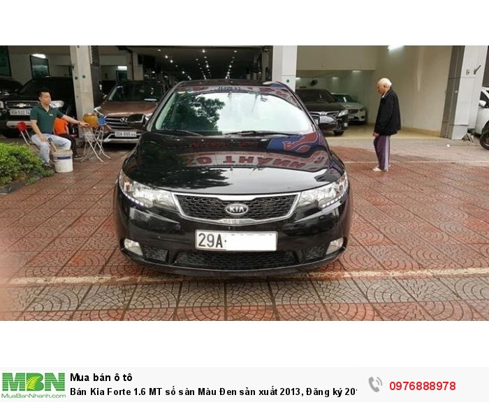 Bán Kia Forte 1.6 MT số sàn Màu Đen sản xuất 2013, Đăng ký 2014