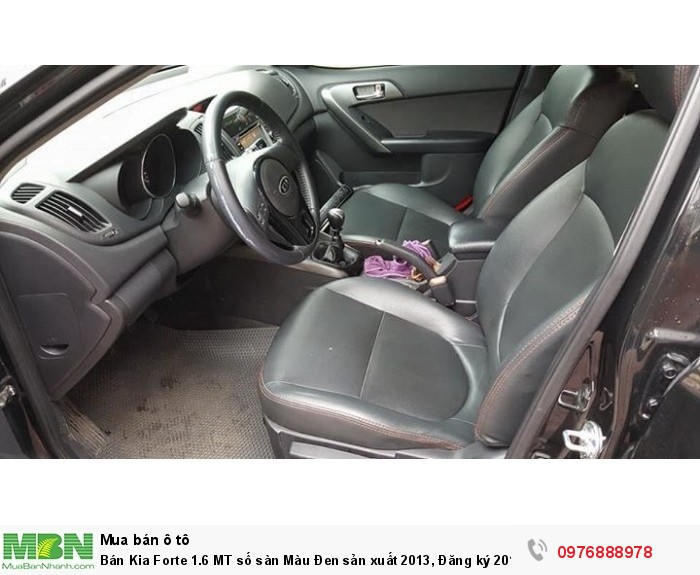 Bán Kia Forte 1.6 MT số sàn Màu Đen sản xuất 2013, Đăng ký 2014