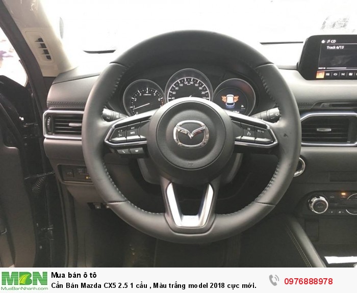 Cần Bán Mazda CX5 2.5 1 cầu , Màu trắng model 2018 cực mới.