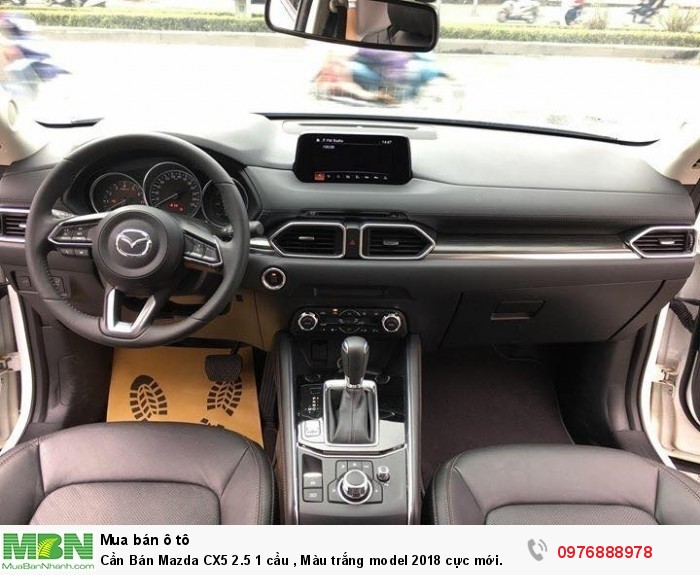 Cần Bán Mazda CX5 2.5 1 cầu , Màu trắng model 2018 cực mới.
