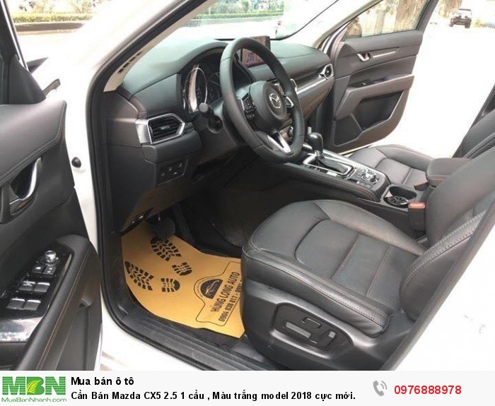 Cần Bán Mazda CX5 2.5 1 cầu , Màu trắng model 2018 cực mới.