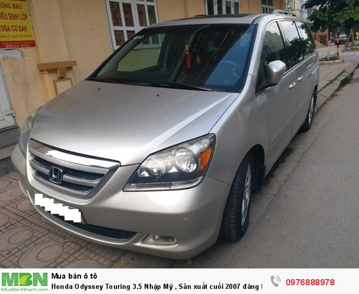 Honda Odyssey Touring 3.5 Nhập Mỹ , Sản xuất cuối 2007 đăng ký lần đầu 2009