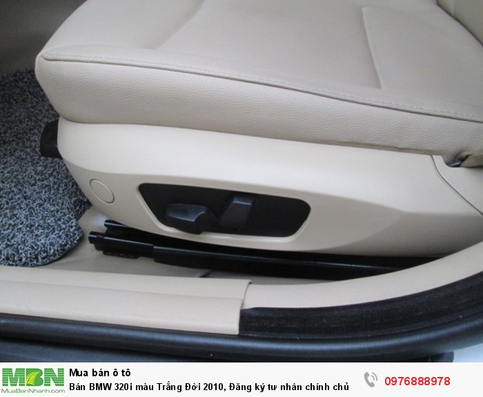 Bán BMW 320i màu Trắng  Đời 2010, Đăng ký tư nhân chính chủ  Biển 29AXY.688 Hà Nôi