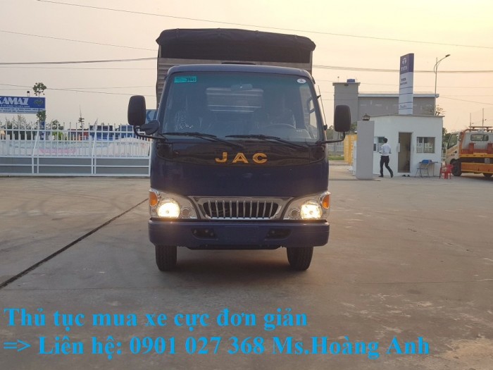Motor jac/ xe jac tải trọng 2.4tan/2t45/2,5tan màu xanh