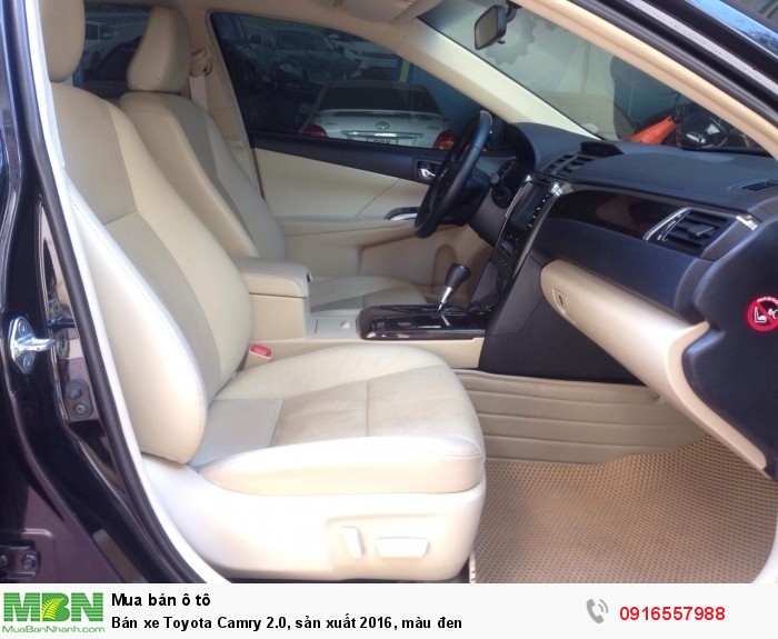 Bán xe Toyota Camry 2.0, sản xuất 2016, màu đen