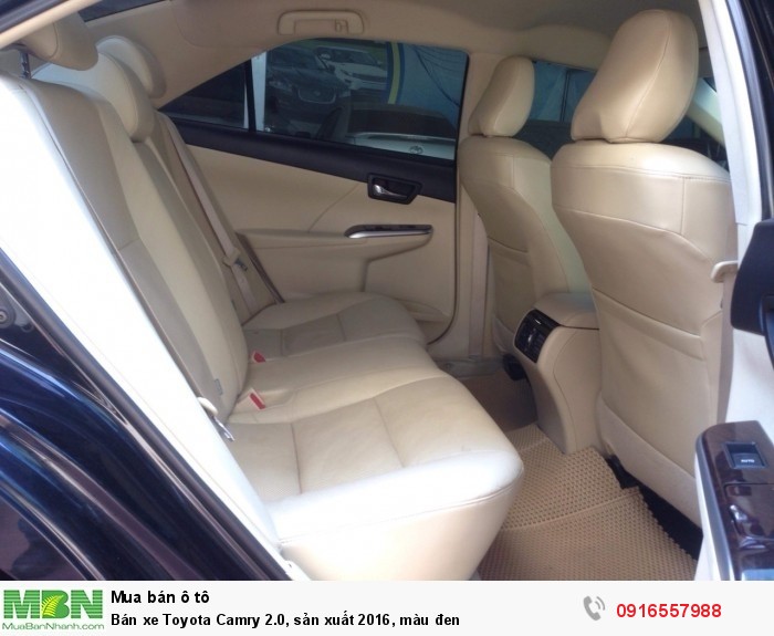 Bán xe Toyota Camry 2.0, sản xuất 2016, màu đen