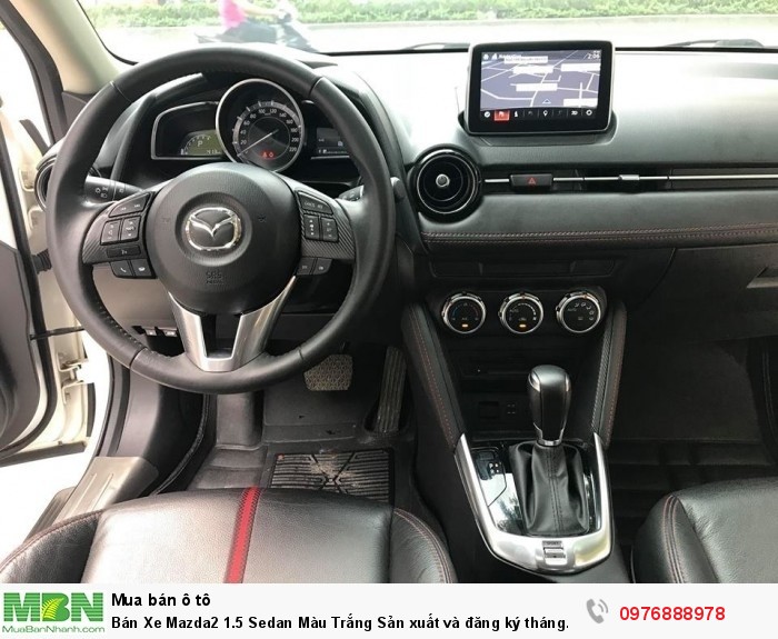 Bán Xe Mazda2 1.5 Sedan Màu Trắng Sản xuất và đăng ký tháng 12/2017