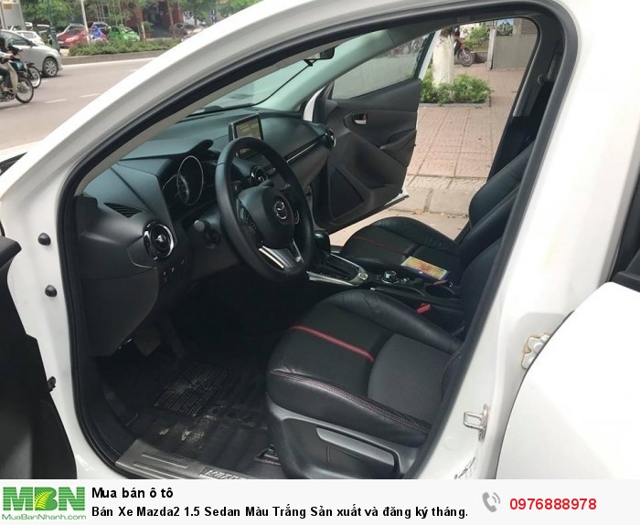 Bán Xe Mazda2 1.5 Sedan Màu Trắng Sản xuất và đăng ký tháng 12/2017