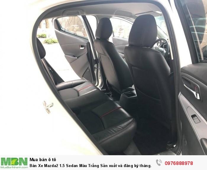 Bán Xe Mazda2 1.5 Sedan Màu Trắng Sản xuất và đăng ký tháng 12/2017