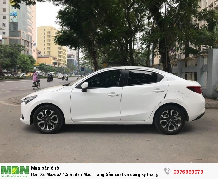 Bán Xe Mazda2 1.5 Sedan Màu Trắng Sản xuất và đăng ký tháng 12/2017